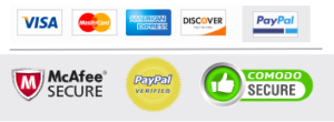 5 Star Plugins payments accepted - PayPal, credit card, debit card - secure payment processing McCaffee Secure, PayPal verified, Comodo secure