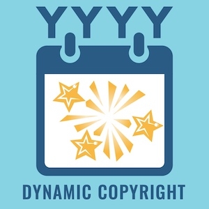 Dynamic Copyright Year Plugin  for WordPress