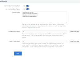 Knowledge Base and Caching