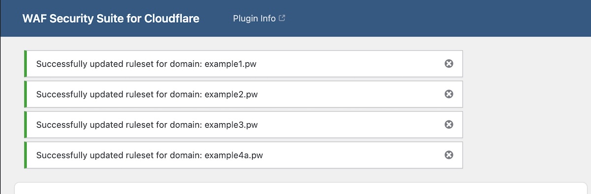Cloud Maestro Domain Rules Created Screenshot